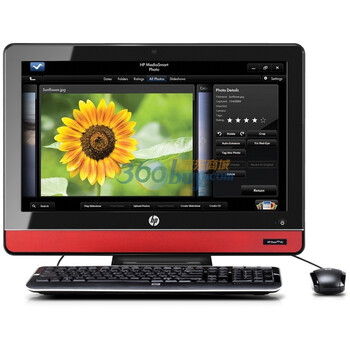 惠普（HP）305-5319CN台式一体电脑（X3 425e 2GB 500GB 1GB独显 SuperMulti光驱 Win7家庭普通版 ）