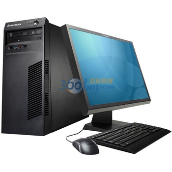 联想（Lenovo）扬天T2999d 台式电脑（双核E3400 2G内存 500G硬盘 DVD光驱 Win7）