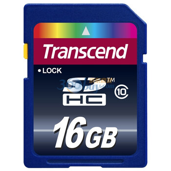 创见(Transcend) 16G SDHC高速存储卡(Class10)