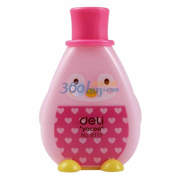 得力（Deli）8111-企鹅/海豹宝宝修正带（粉色、白色、蓝色、黄色随机发）