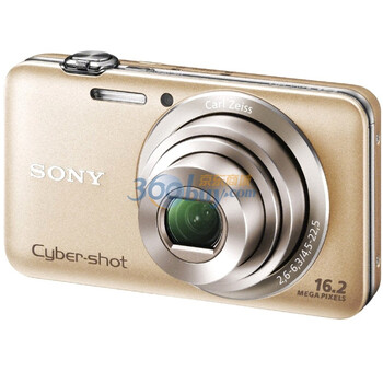 索尼（SONY） WX30数码相机（1620万像素 3.0寸触摸屏 5倍光变） 金色
