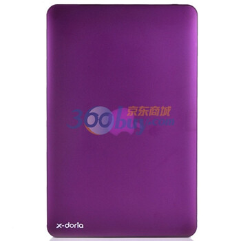 道瑞（x-doria）至尊商务超薄MacBook Air 保护壳 适用于macbook air透明紫 13寸