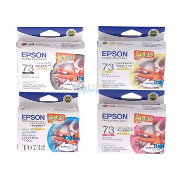 爱普生（Epson） T0731系列 4色墨盒（适用CX5500 CX5900 CX8300 CX9300）