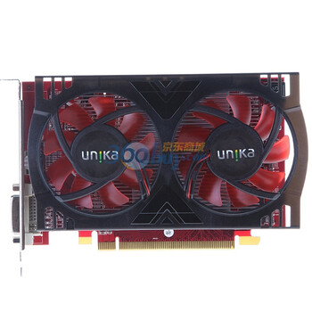 双敏（UNIKA）火旋风2HD6570(2G)大牛版 650/1333 2G/128bit DDR3 PCI-E 显卡