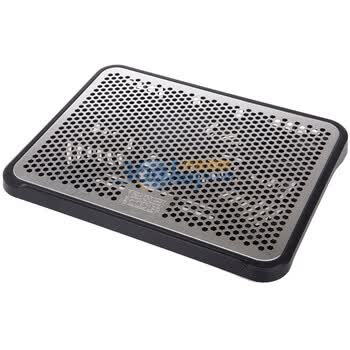 超频三（PCCOOLER）白马H15笔记本散热器 M125 适用于10~15寸笔记本电脑（黑色）