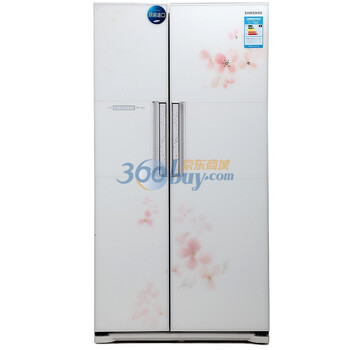 三星（Samsung） RSG5SLWJ 645L 对开门冰箱（珍珠白水韵花纹）
