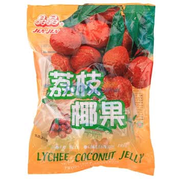 JINJIN晶晶荔枝椰果果冻400g