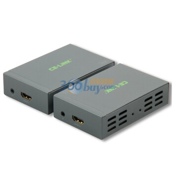 CE-LINK 2023 HDMI线 100米单网线延长器 10.2Gbps高速带宽 1080P分辨率 深灰色