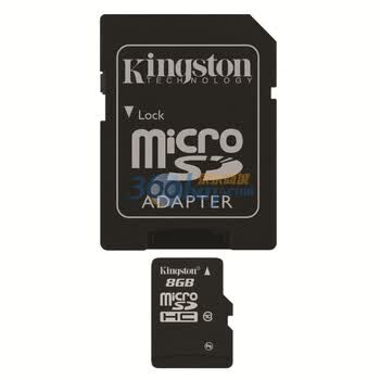 金士顿（Kingston）8GB CLASS10 TF(Micro SD)存储卡（SDC10/8GB）