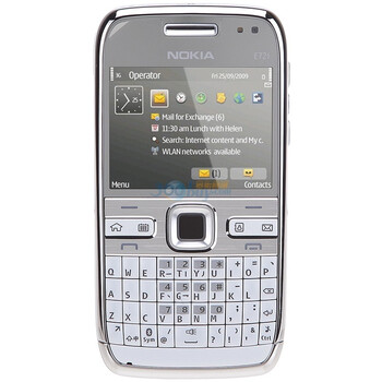 诺基亚（NOKIA）E72i 3G手机（白）WCDMA/GSM 非定制机