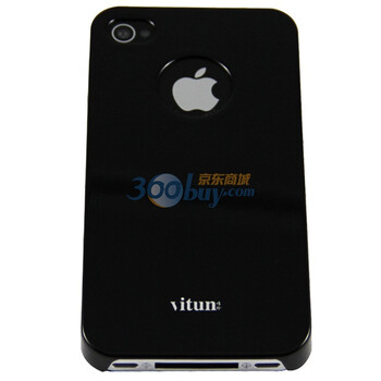 唯珍 苹果 Apple iPhone 4 糖果色系列彩壳 保护壳 护盾 黑色