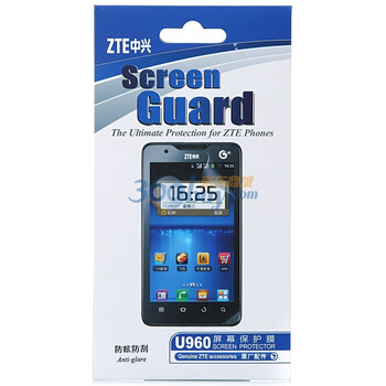 中兴（ZTE）TTU960 原装高透保护膜_透明 适用于中兴U960