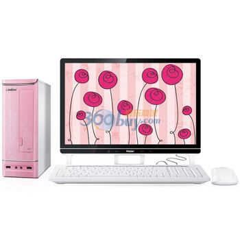 海尔（Haier)极光H5-C502台式电脑（G530 2G 500G 1G独显 win7）