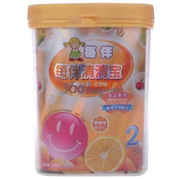 每伴金品香橙桶装清清宝2段