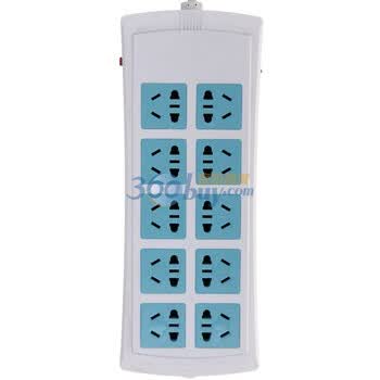 海锚（ANCHOR）HM-110-3 HM系列十位精品插座 电脑专用 3米