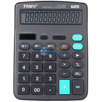 信发计算器 TA-6200黑色