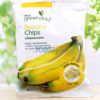 Greenday绿色时光天然香蕉片50g*2袋