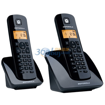 摩托罗拉（MOTOROLA) C402C 数字无绳电话（黑色）