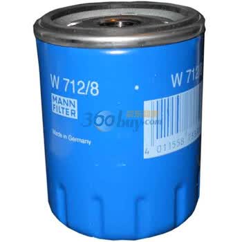 德国曼牌(MANN)机油滤清器W712/8 老富康/老标致307