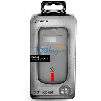 卡登仕（Capdase）玲珑胶套（透黑）手机保护套系列 适用于诺基亚（Nokia）E6-00