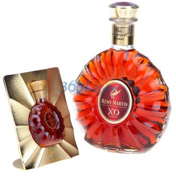 人头马天醇XO干邑白兰地700ml 酒架礼盒