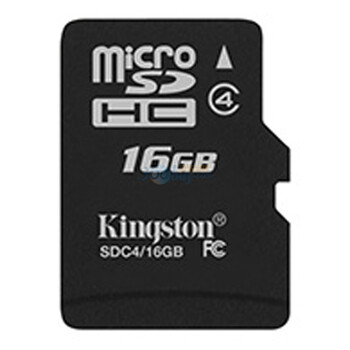 金士顿（Kingston）16GB Class4 TF(Micro SD)存储卡（SDC4/16GBSP）