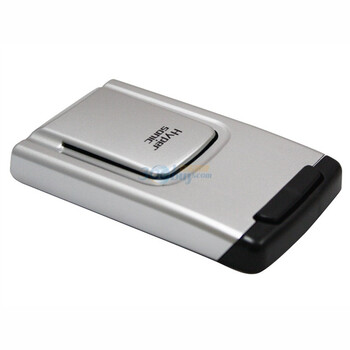 Hyper sonic HP-2581 名片便条收納盒 雾银色