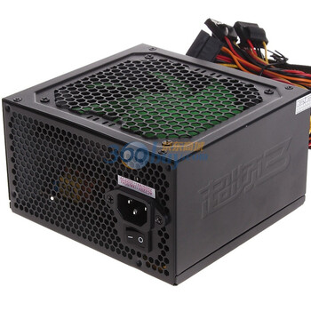 超频三（PCCOOLER）Q7低碳版2.0电源（额定400W 12CM动压轴承风扇 主动式PFC 80PLUS白牌）