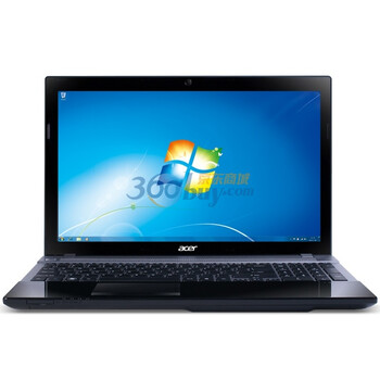 宏碁（acer）V3-551G-84504G75Makk 15.6英寸笔记本电脑 （AMD 四核 A8-4500M 4G 750G 2G独显 Win7) 黑色