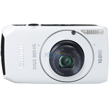 佳能（Canon） IXUS300 HS 数码相机 雪白色（1000万像素 3.0寸液晶屏 3.8倍光学变焦 28mm广角）