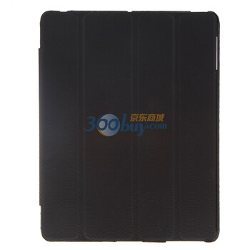 洛克（ROCK）新款apple苹果iPad2轻爽极薄保护套 带智能唤醒休眠（黑色）