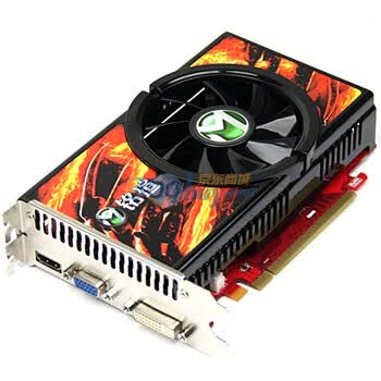 铭瑄(MAXSUN)HD6570巨无霸II 650MHz/1334MHz/1024M DDR3/128bit PCIE显卡