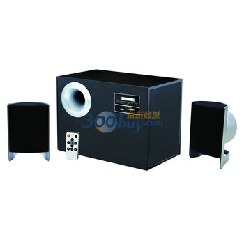 现代（HYUNDAI）HY-270II 带遥控，屏显，支持SD、USB及各种音源输入设备 黑色