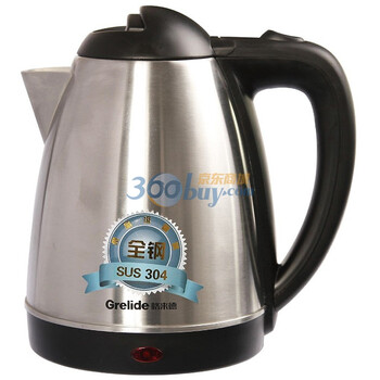 格来德（Grelide）不锈钢电水壶 WKF-318G 1.8L 1500W 全钢内胆 防干烧 德国品质