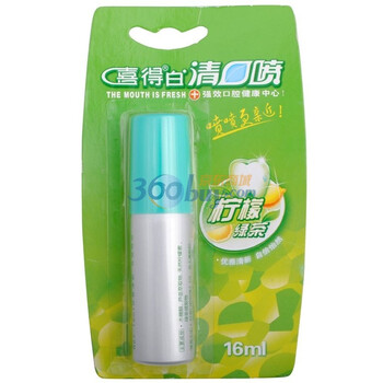 喜得白清口喷-柠檬绿茶16ml