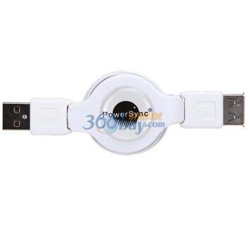 包尔星克（PowerSync）UAMFES-12 USB2.0M/F易拉线 1.2米