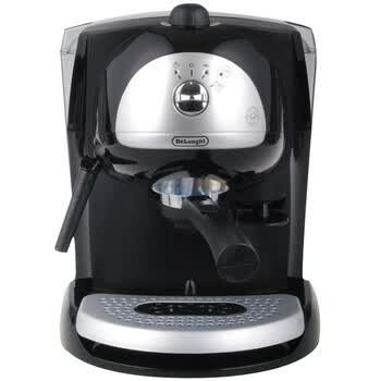 意大利德龙(DeLonghi)泵压意式特浓咖啡机EC410 (黑色）