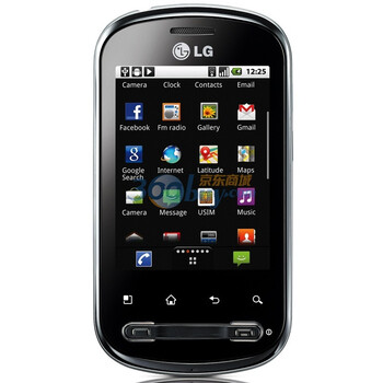 LG P350 3G手机（晴朗蓝 联通）