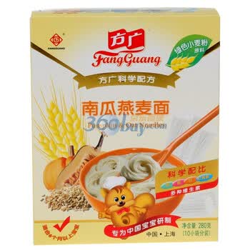方广宝宝营养配方南瓜燕麦面 280克