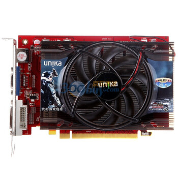双敏（UNIKA）火旋风2 HD6750 DDR5V1024小牛版EXTREME 700/4000 512M/128BITS GDDR5 PCI-E 显卡