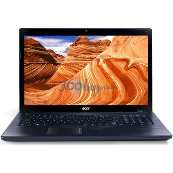 宏碁（acer）AS7739Z-P622G32Mnkk  17.3英寸笔记本电脑（P6200 2G 320G D刻 无线 摄像头）黑色