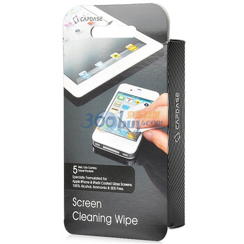卡登仕（CAPDASE）屏幕清洁消毒布 适用 iphone4s ipad 智能手机（干湿两片装内有五套）