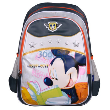 Disney 迪士尼米奇小学生书包M606024灰色