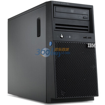 IBM x3100 M4塔式服务器2582i03（P-G620 2G 4个硬盘位 键鼠）