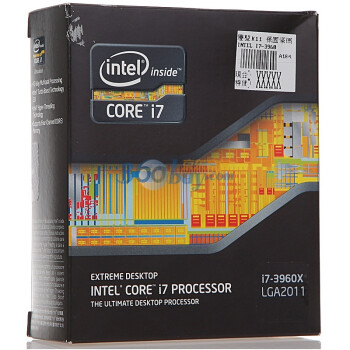 英特尔(Intel)32纳米 酷睿i7 六核处理器 i7 3960X盒装CPU（LGA2011/3.3GHz/15M三级缓存）