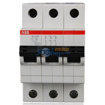 ABB 微型/小型断路器/空开 三开 16A SH203-C16