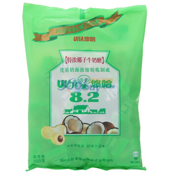悠哈特浓椰子牛奶糖300g