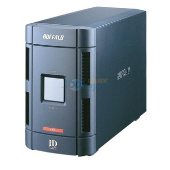 巴比禄（BUFFALO）3.5英寸HD-W2.0TIU2/R1AP 移动硬盘2TB（双硬盘支持 Raid 1，USB+火线400）