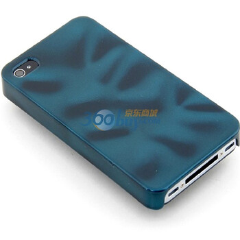 乐歌（Loctek）PHC413-DBL iphone4/4s水墨立体图案保护背壳 深蓝色（适用于iphone4/iphone4s）