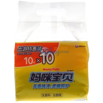妈咪宝贝婴儿湿纸巾(经济型）10Px10